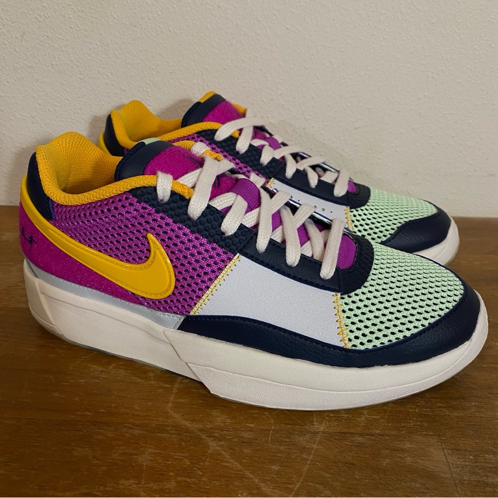 Nike JA 1 SE GS Welcome To Camp Multicolor Basketball Shoe - 5.5Y Or Women’s 7